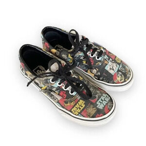 Vans Star Wars Youth Size 1.5 Sneakers Shoes Boba Fett Han Solo Darth Vader Beat